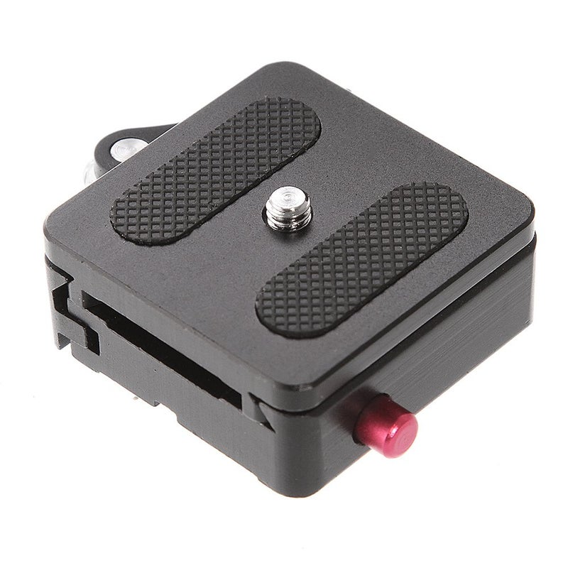 Hersmay P50 Camera Quick Rlease Clamp with 1/4" Quick Release Plate 3/8" Mounting Screw for Tripod Ball Head Compatible with Arca Swiss Standard - Image 2